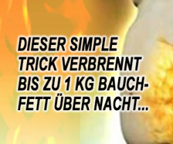 Flacher Bauch über Nacht Trick,
